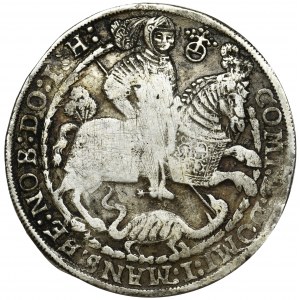 Germany, Mansfeld, Bruno II, Wilhelm I, Johann Georg IV and Volrad VI, Thaler Eisleben 1613