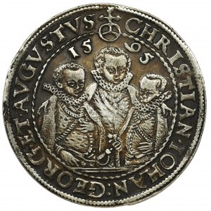Niemcy, Saksonia, Krystian II, Jan Jerzy I i August, Talar Drezno 1595 HB