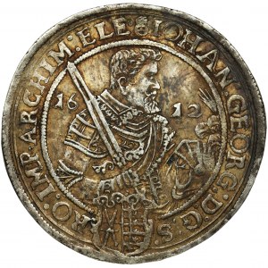 Germany, Saxony, Johann Georg II and August, Thaler Dresden 1612