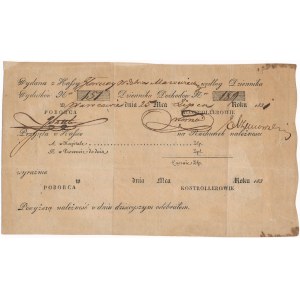 Asygnacja Skarbowa na 200 złotych 1831 - wypełniona