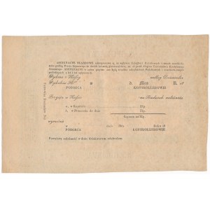 Asygnacja Skarbowa na 500 złotych 1831