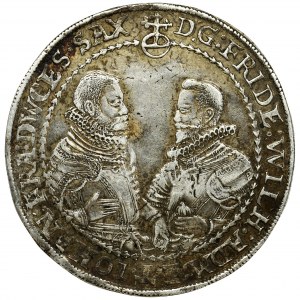 Germany, Saxony-Weimar, Friedrich Wilhelm I and Johann III, Thaler Saalfeld 1600