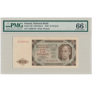 10 złotych 1948 - C - PMG 66 EPQ