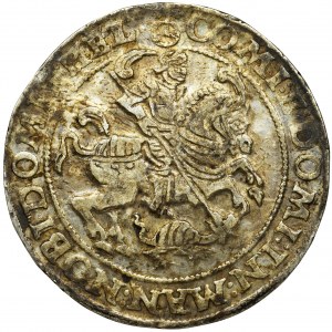 Germany, Mansfeld, Peter Ernst I, Johann Albrecht VI, Bruno II, Hoyer Christoph and Johann Georg IV, Thaler Eisleben 1585 BM