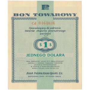 Pewex 1 dolar 1960 - Cd - z klauzulą