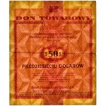 Pewex 50 dolarów 1960 - Di - z klauzulą - RZADKOŚĆ