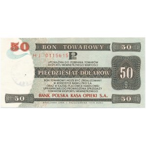 Pewex 50 dolarów 1979 - HJ -