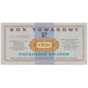 Pewex 50 dolarów 1969 - FI -