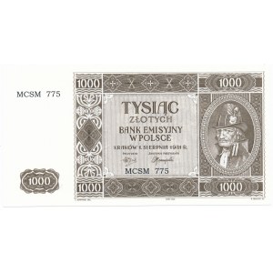 1.000 złotych 1941 - MCSM 775 -