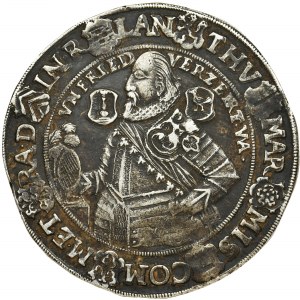 Germany, Saxony-Coburg-Eisenach, Johann Casimir i Johann Ernst II, Thaler Saalfed 1624 WA