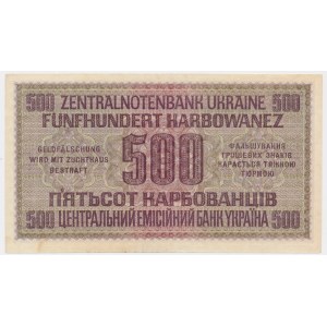 Ukraine, 500 karbovantsiv 1942