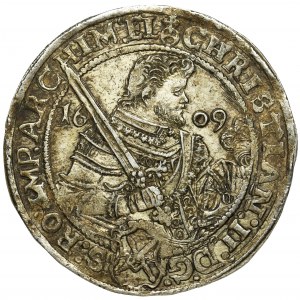 Germany, Saxony, Christian II, Johann Georg I and August, Thaler Dresden 1609 HR