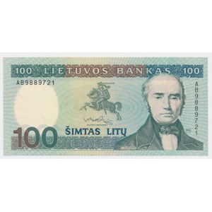 Lithuania, 100 litu 1991 - AB -