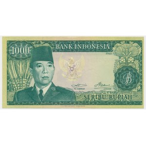 Indonesia, 1000 rupiah 1960 (1964)