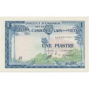 French Indochina, 1 piastre (1954)