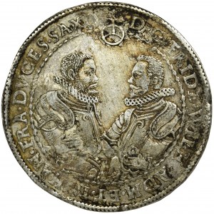 Germany, Saxony-Weimar, Friedrich Wilhelm I and Johann III, Thaler Saalfeld 1597 - rarer