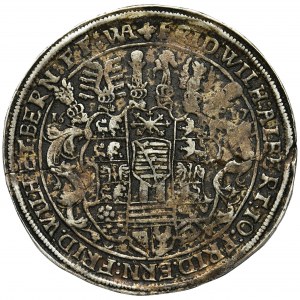 Germany, Saxony-Weimar, Johan Ernst and 7 brothers, Thaler Saalfeld 1617 WA
