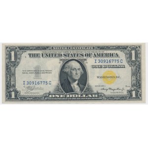 USA, 1$ 1935 A Silver Certificate - gold seal