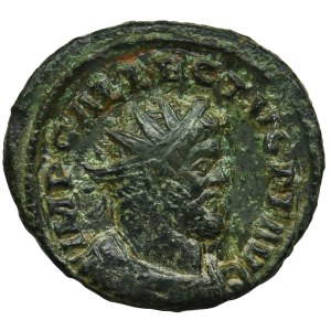 Roman Imperial, Allectus, Quinarius - mint error, very rare