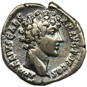 Roman Imperial, Marcus Aurelius, Denarius - rarer reverse