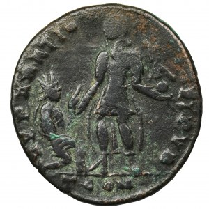 Cesarstwo Rzymskie, Magnus Maximus, Follis - rzadki