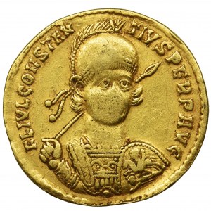 Cesarstwo Rzymskie, Konstancjusz II, Solidus - RZADKOŚĆ