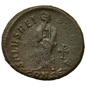 Roman Imperial, Aelia Flaccilla, Follis - rare