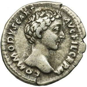 Cesarstwo Rzymskie, Kommodus, Denar - rzadki