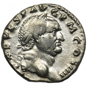 Roman Imperial, Vespasian, Denarius - rarer