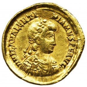 Roman Imperial, Valentinian III, Solidus