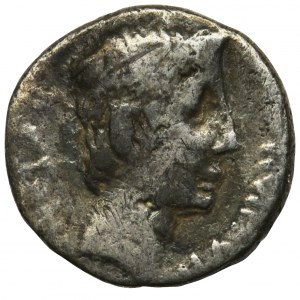 Roman Imperial, Octavian Augustus, Quinarius - rare