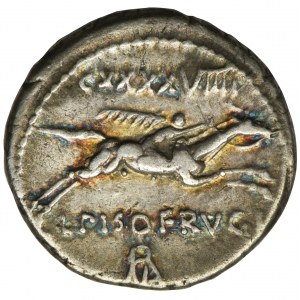 Roman Republic, L. Calpurnius Piso Frugi, Denarius