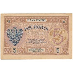 5 złotych 1919 S.13.B. - bardzo ładny