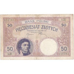 50 złotych 1919 A.25 - DUŻA RZADKOŚĆ
