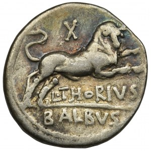 Roman Republic, L. Thorius Balbus, Denarius