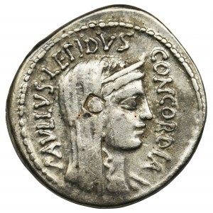 Roman Republic, L. Aemilius Lepidus Paullus, Denarius