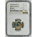 Queen Jadwiga, 2 zloty 1934 - NGC MS66★