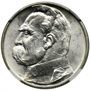 Pilsudski, 2 zloty 1934 - NGC MS64