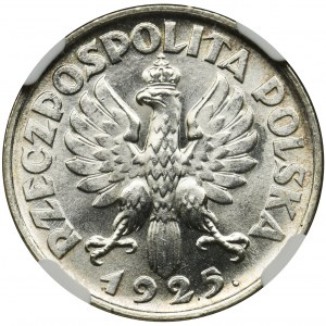 Kobieta i kłosy, 1 złoty 1925 - NGC MS64