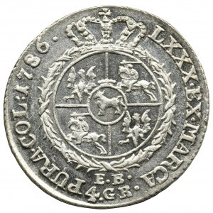 Poniatowski, 4 Groschen 1786 EB