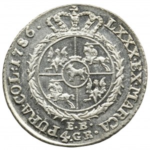 Poniatowski, Złotówka 1786 EB