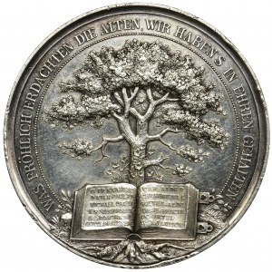 Silesia, Breslau, Medal of 200th anniversary of the Society of the Twelve - very rare