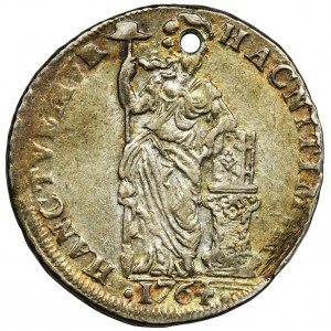 Netherlands, Overijssel, 1 Gulden 1764 Generaliteits