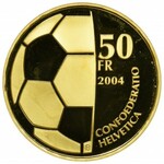 Set gold coins, 100 Anivversary of FIFA including rare 50 francs Switzerland