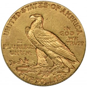 USA, 5 dollars San Francisco 1911 - Indian Head