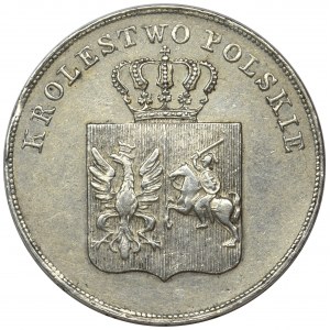 November Uprising, 5 zloty Warsaw 1831 KG