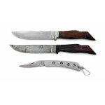 One Folding Knife and Two Hunting Knives/Jeden zavírací a dva lovecké nože