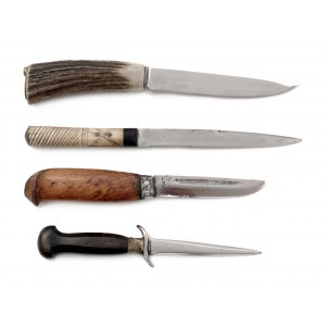 Three Hunting Knives and a Dagger/Tři lovecké nože a dýka