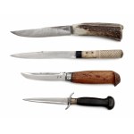 Three Hunting Knives and a Dagger/Tři lovecké nože a dýka