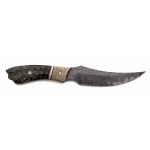 Hunting Knife with a Marble Handle Scales/Lovecký nůž s mramorovými střenkami